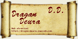 Dragan Deura vizit kartica